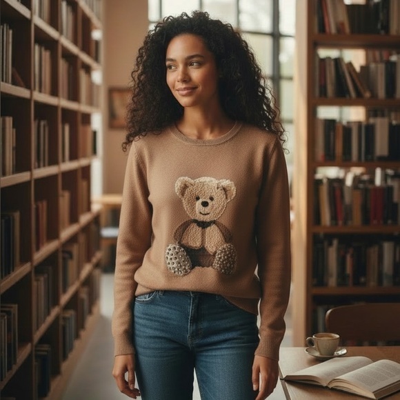 Tops - NWT Teddy Bear Sweater